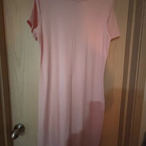 Tommy Hilfiger Soft Pink Midi Dress